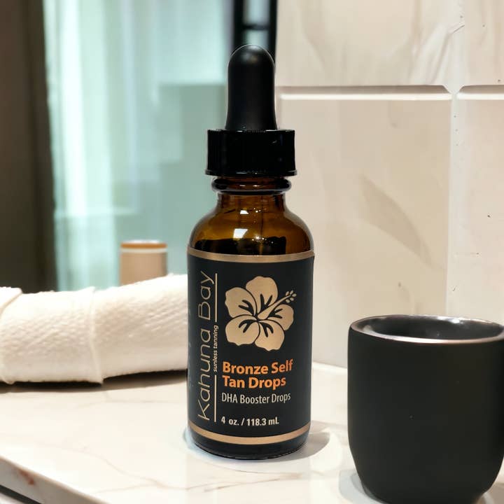 Kahuna Bay Tan Dha Booster Gotas Claras 1oz por atacado de Kahuna Bay Tan