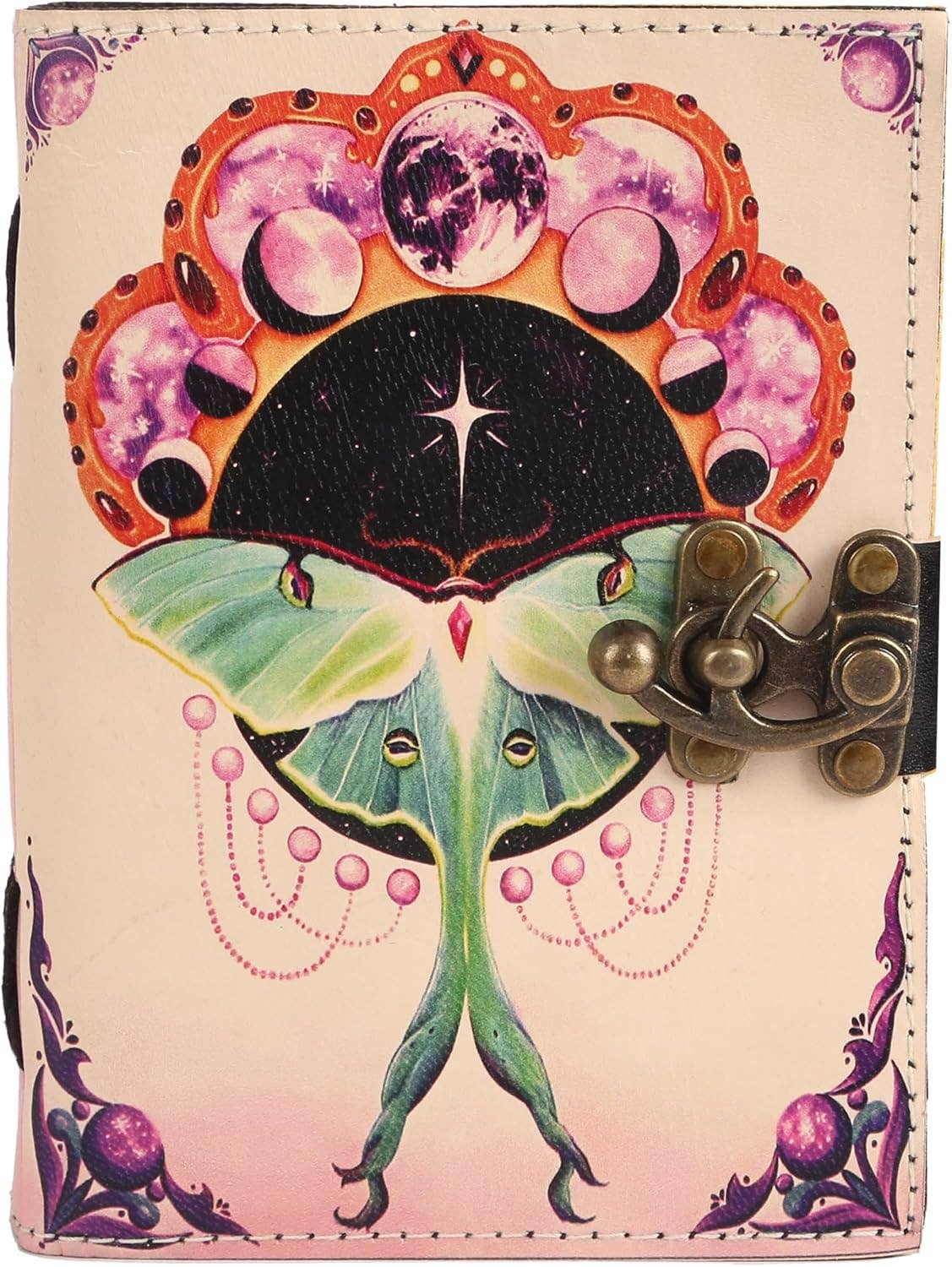 Tuzech Leather – wholesale Journal och dagbok – TUZECH läderklätt anteckningsbok med grimoirestil och ojämna kanter för män och kvinnor98