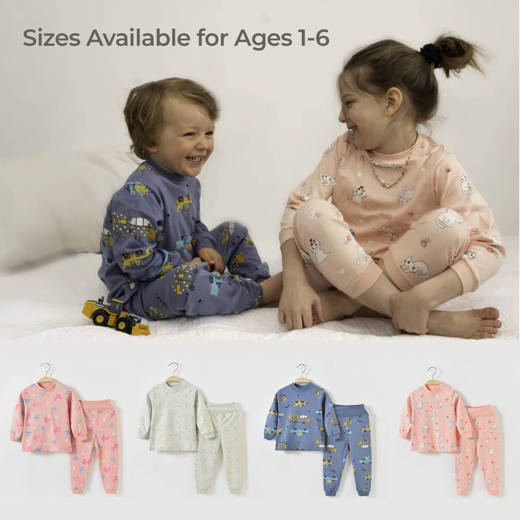 KaWaii Baby Diapers – wholesale Sleepwear set – Kids – WHOLESALE  LOT CHILDREN'S 2-PC CLOTHES SET 1-6T, 100 SETS1