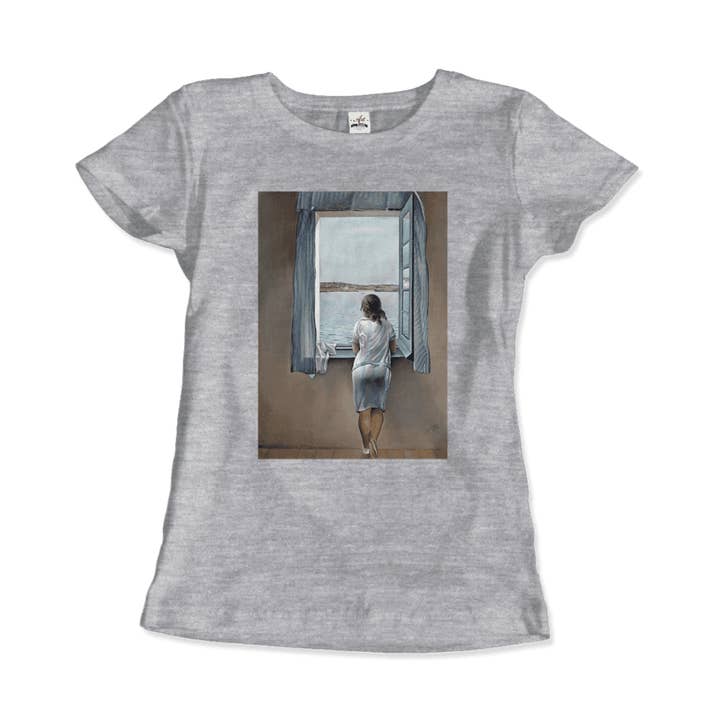 Art-O-Rama Shop - Wholesale T-Shirt (Graphic) - Unisex - Salvador Dali Young Woman at a Window Artwork T-Shirt7