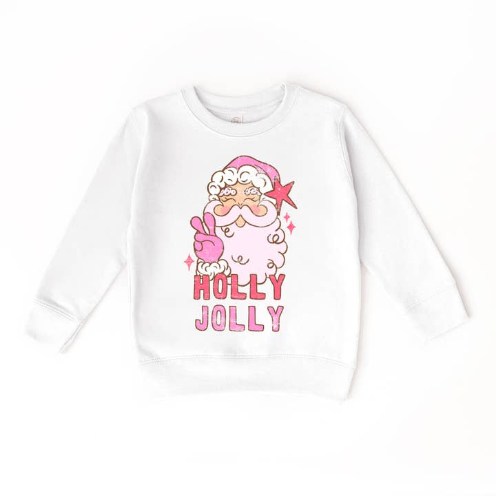 Benny & Ray Apparel - Vente Sweat-shirt – enfant - Chandail à capuchon Holly Jolly Santa Christmas pour enfant 3