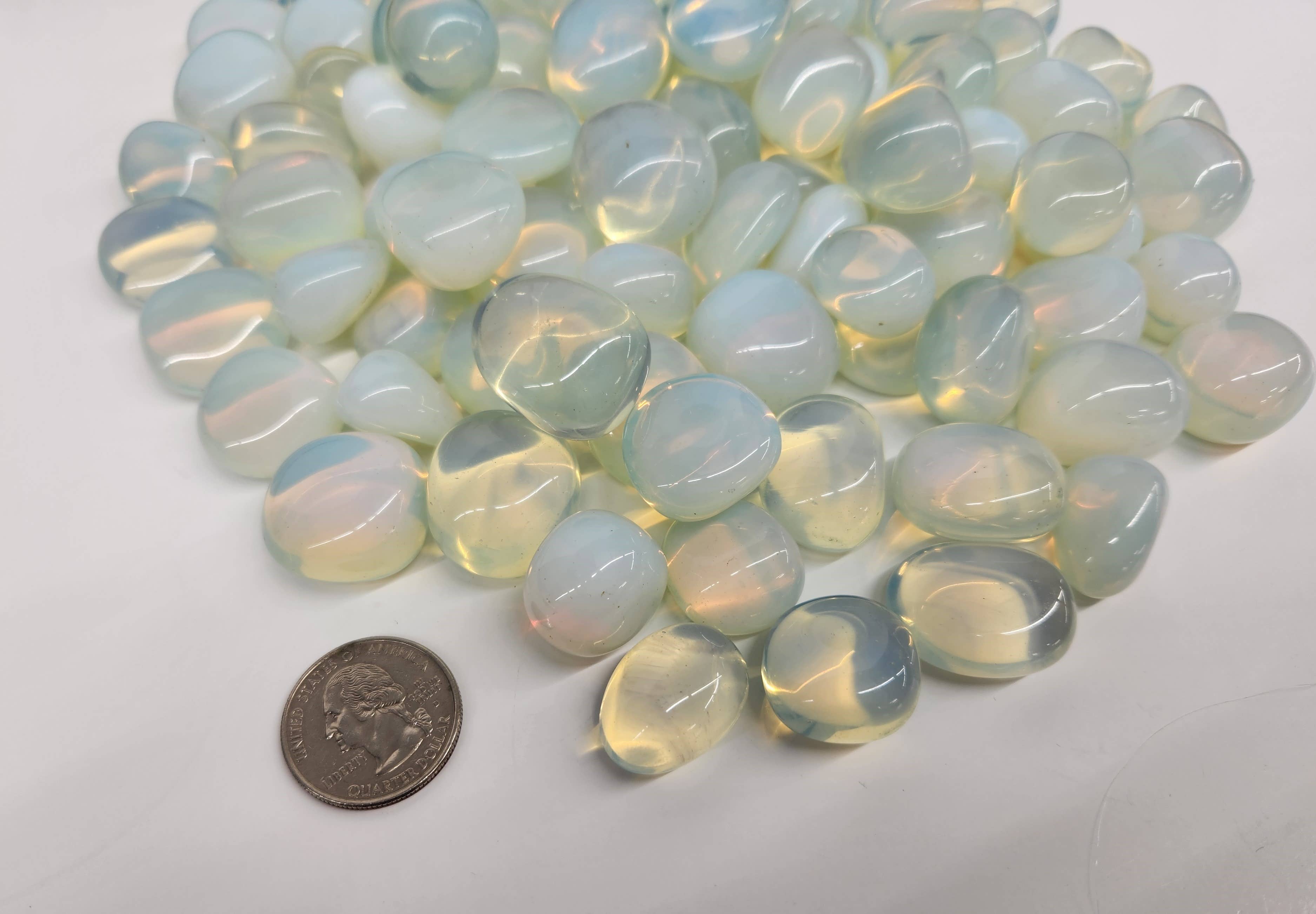 Meraki Gemstones – Engroshandel Spirituelle sten og krystaller – Opalit glatte sten 20-25 mm, 1 kg3