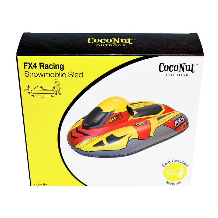 Coconut Outdoor – wholesale Inflatable toy – Child & baby – Inflatable Snowmobile Sled - FX4 Racing
