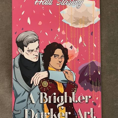 Halli Starling Books - Wholesale Romance Novel - SIGNED paperback copy of A Brighter, Darker Art1