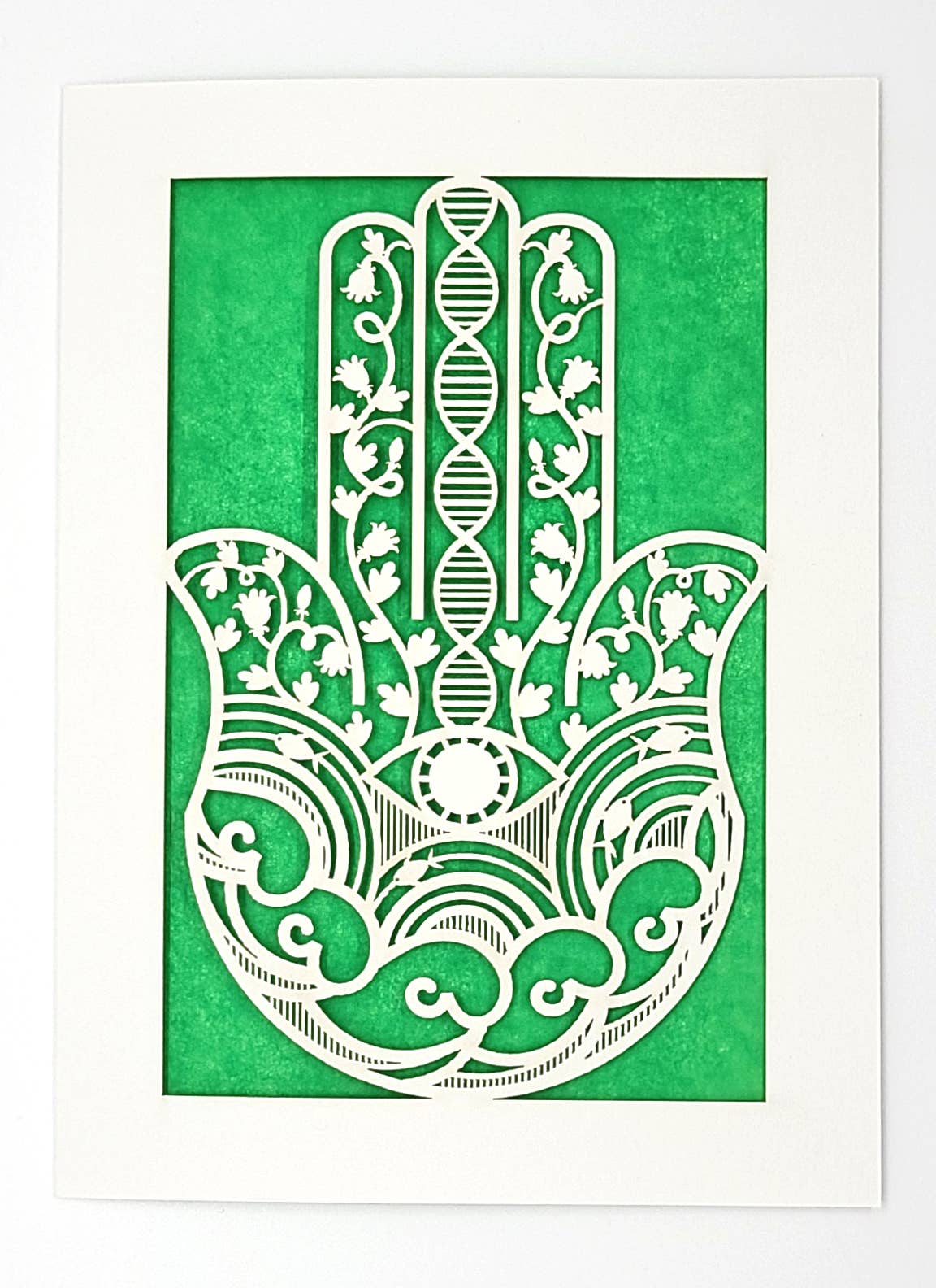 two hermanas - Wholesale Everyday Greeting Card - Hamsa Hand - hand of Fatima4