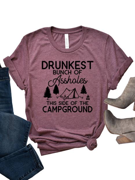 Drunkest Bunch Tees for wholesale by Wildberry Waves