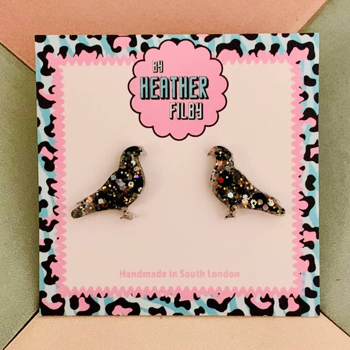 Due Glitter Stud Øreringe for engroshandel hos By Heather Filby