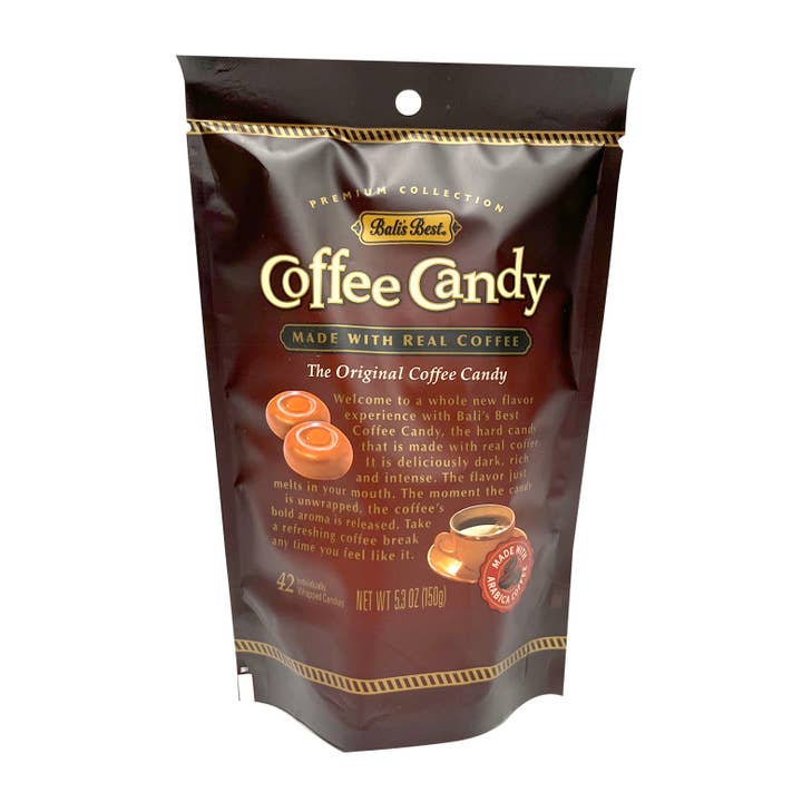 Sunflower Food Company - Wholesale Hard Candy - Bali's Best Coffee Candy 5.3-Ounce Bags (Pack of 12)