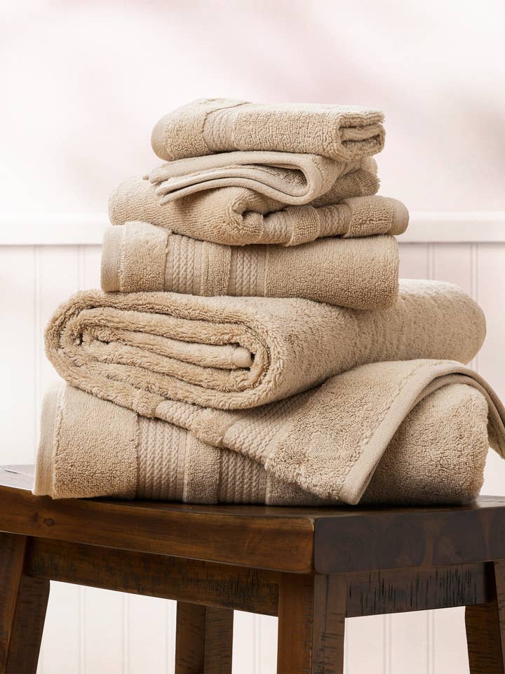 BETHANY 2 PIECE BATH TOWEL SET: THE UTMOST LUXURY ZERO TWIST SOLID for wholesale by Caro Home