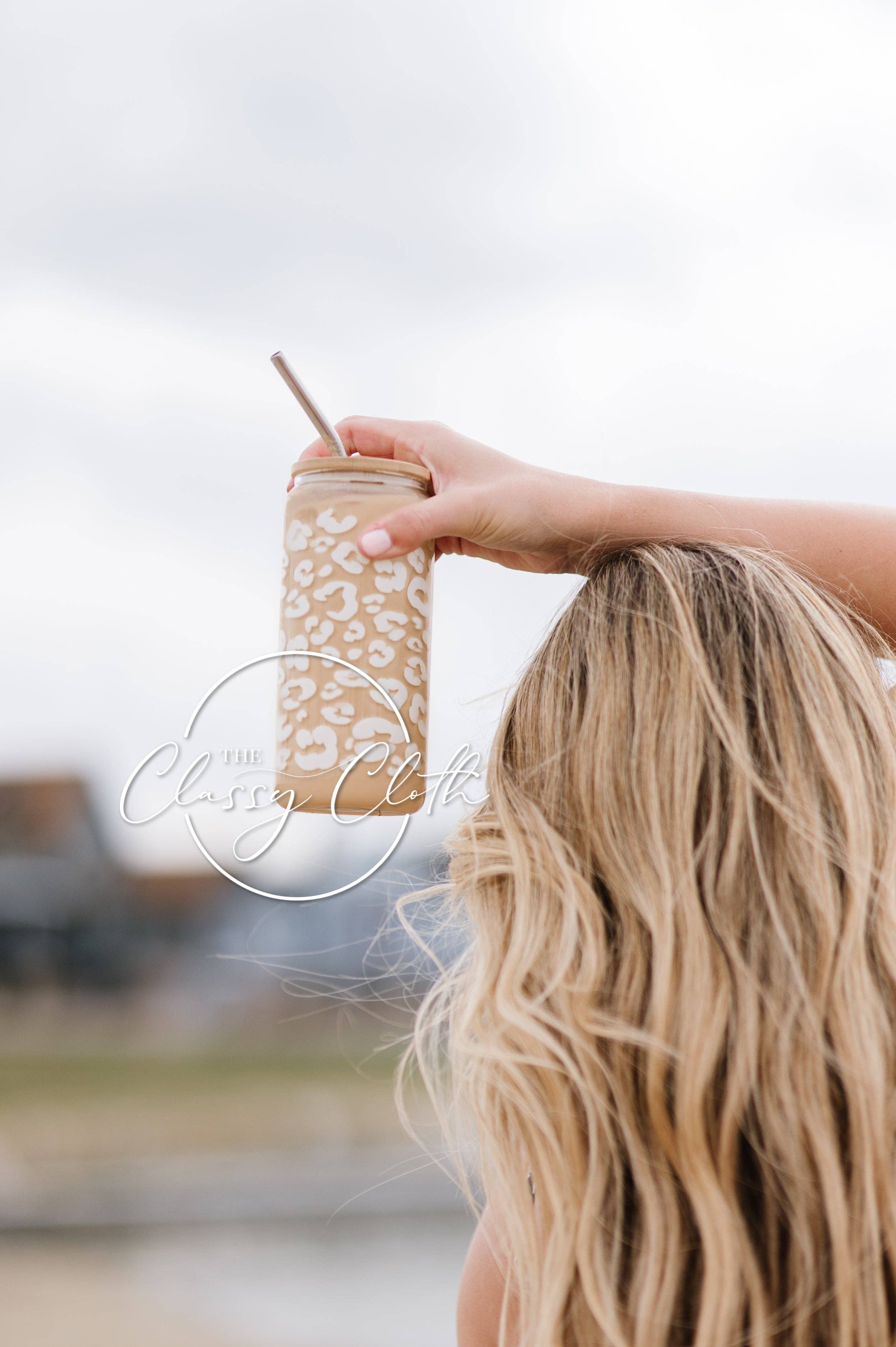 The Classy Cloth WS – wholesale Drinking glass/cup – Glass Cold Coffee Tumbler - RTS3