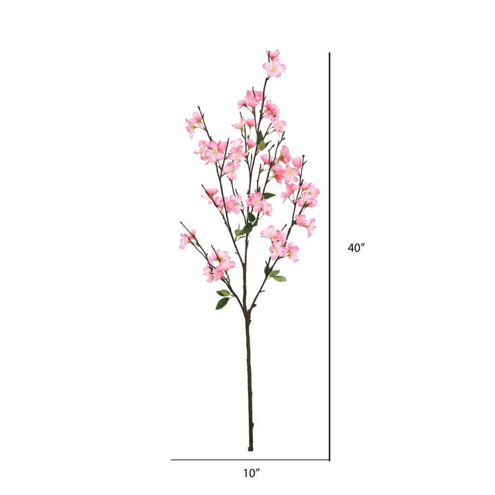 Vickerman 40'' Pink Cherry Blossom Spray 3/pk for wholesale on Faire1