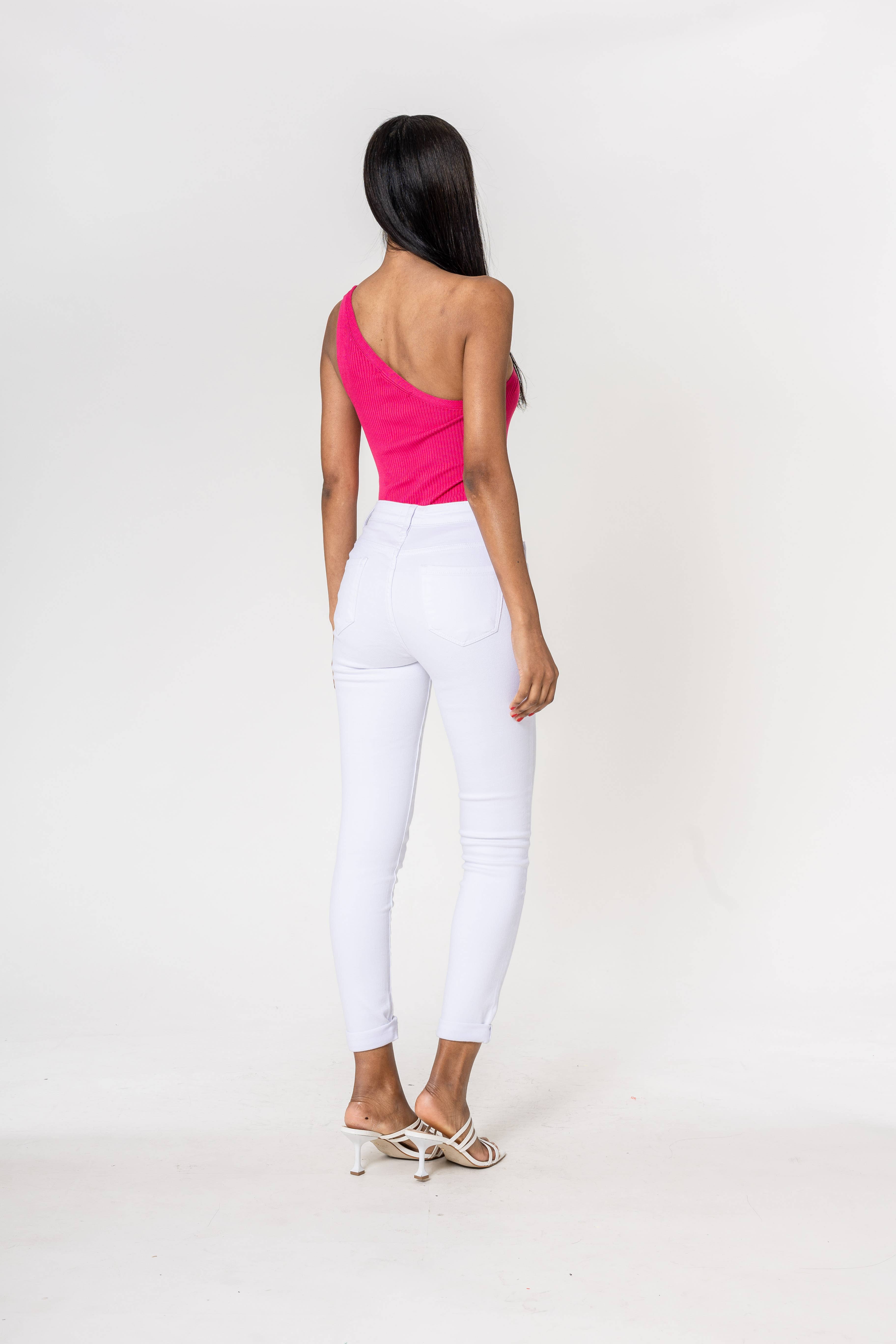 Nina Carter – Engroshandel Jeans - Dame – P078 stretch skinny bukser med høj talje43