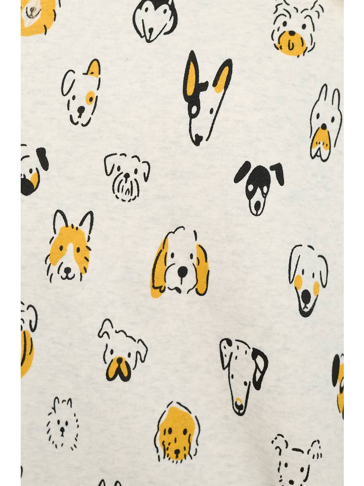 SM WARDROBE - Wholesale Sweatshirt - Women's - COLORFUL DOG HEAD PRINT SWEATSHIRT1