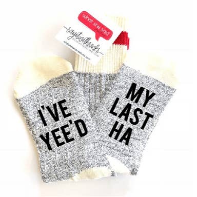 Yee Haw Socks for wholesale by What She Said Creatives