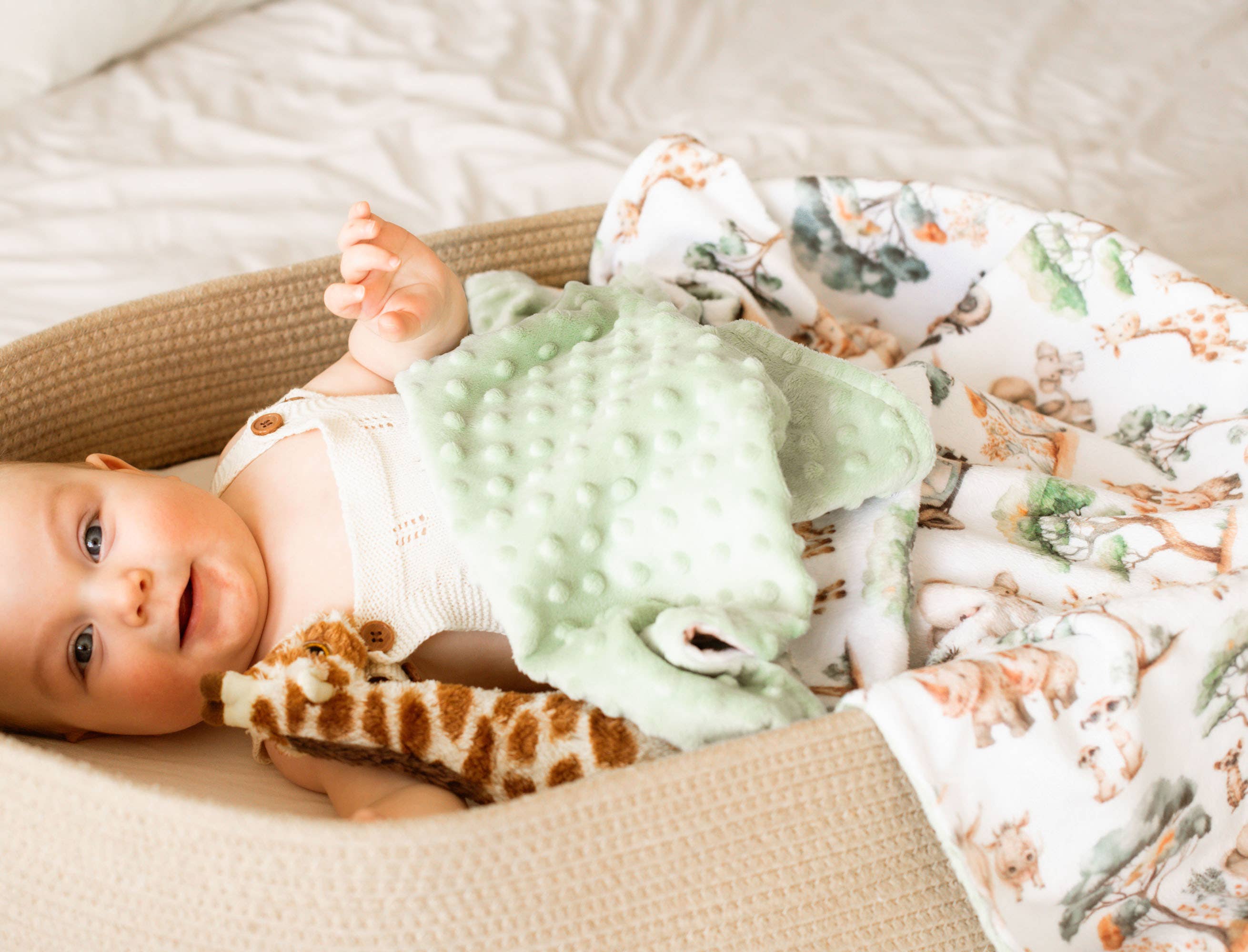 Honey Lemonade- Minky Baby Blankets and Gifts - Wholesale Receiving Blanket - Baby - Baby & Toddler Minky Blanket - Safari Adventure3