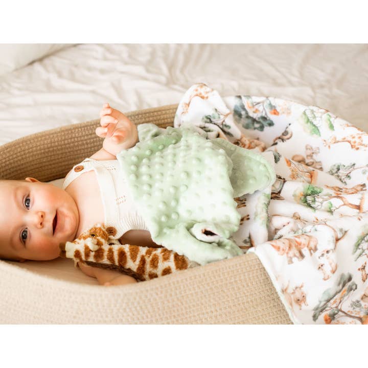 Honey Lemonade- Minky Baby Blankets and Gifts - Wholesale Receiving Blanket - Baby - Baby & Toddler Minky Blanket - Safari Adventure3