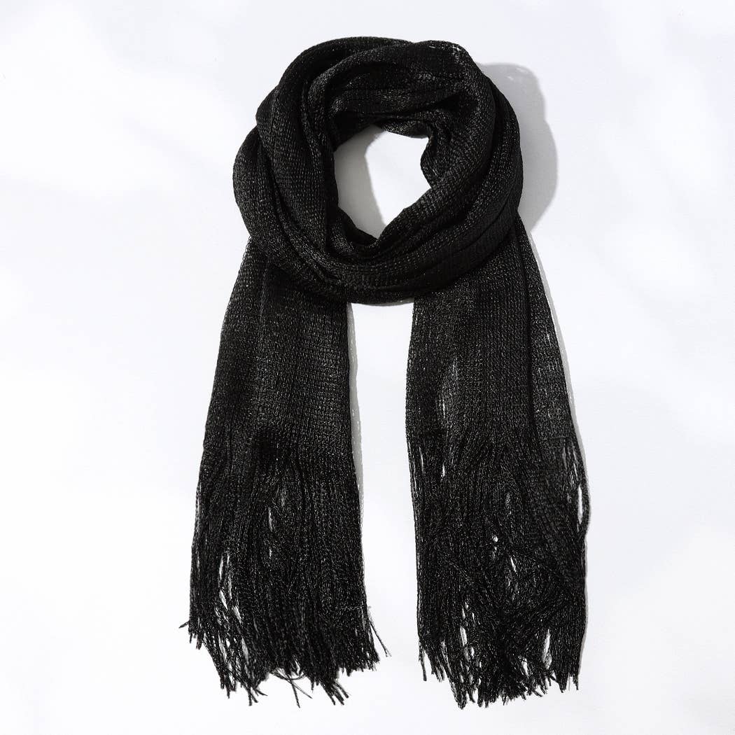 Fashion City - Vente Écharpe – femme - Écharpe de soirée légère métallisée en Lurex12