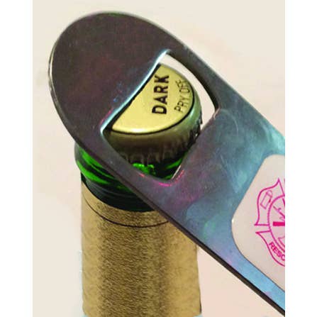 The Wine Steward LLC - Wholesale Bottle/Wine Opener - Firefighter Memorial Flag Bottle Opener