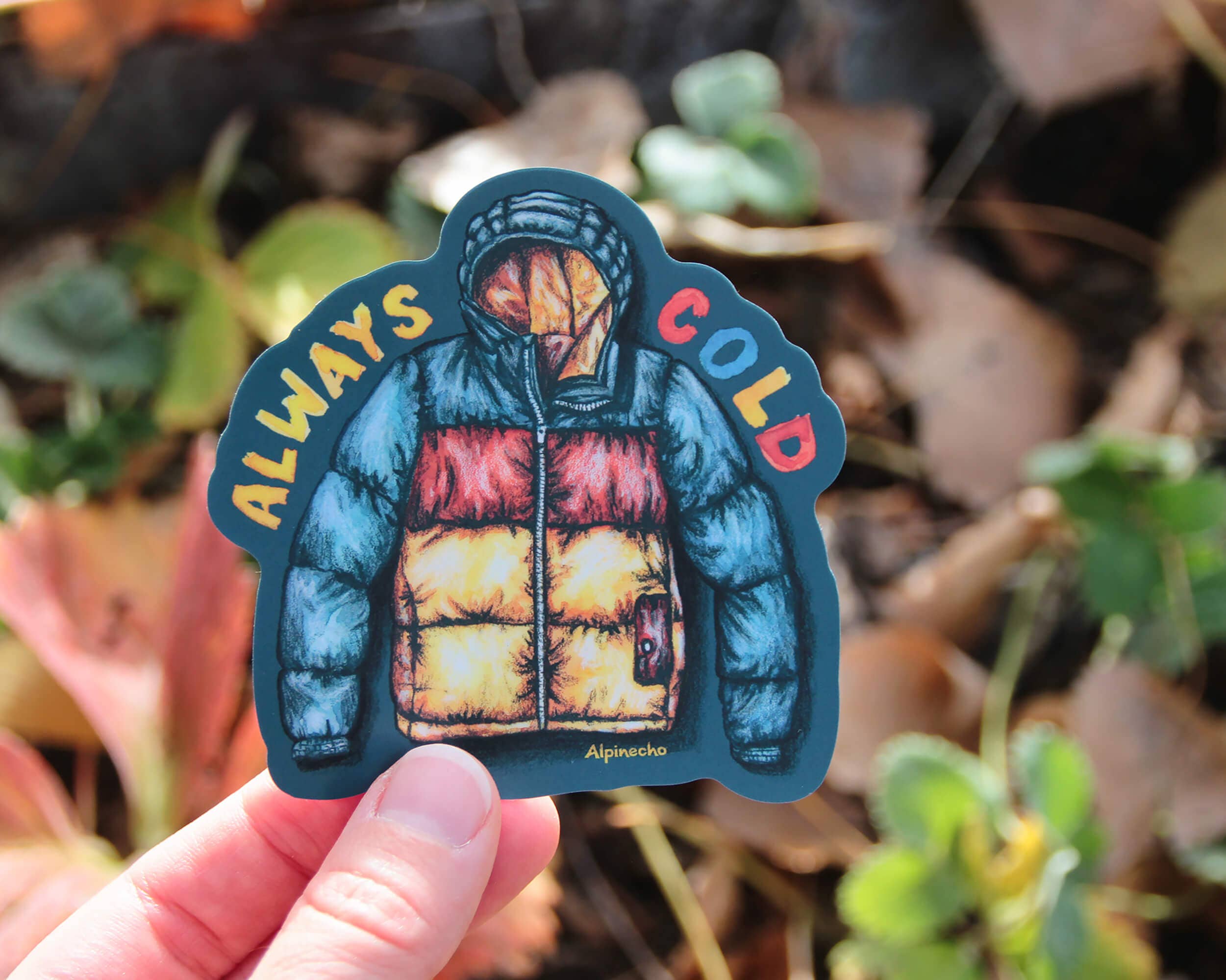 Alpinecho - Wholesale Sticker - Always Cold Sticker2