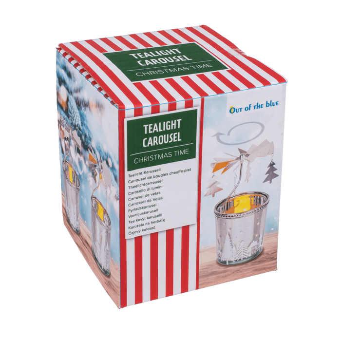 Out of the blue KG - Wholesale Christmas Decoration - Tea light carousel, Christmas Time,2