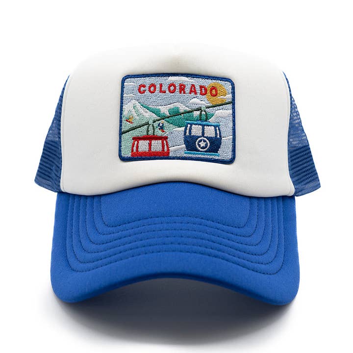 Colorado Postcard Trucker Hat for wholesale by Rey to Z