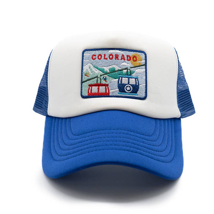 Colorado Postcard Trucker Hat for wholesale by Rey to Z
