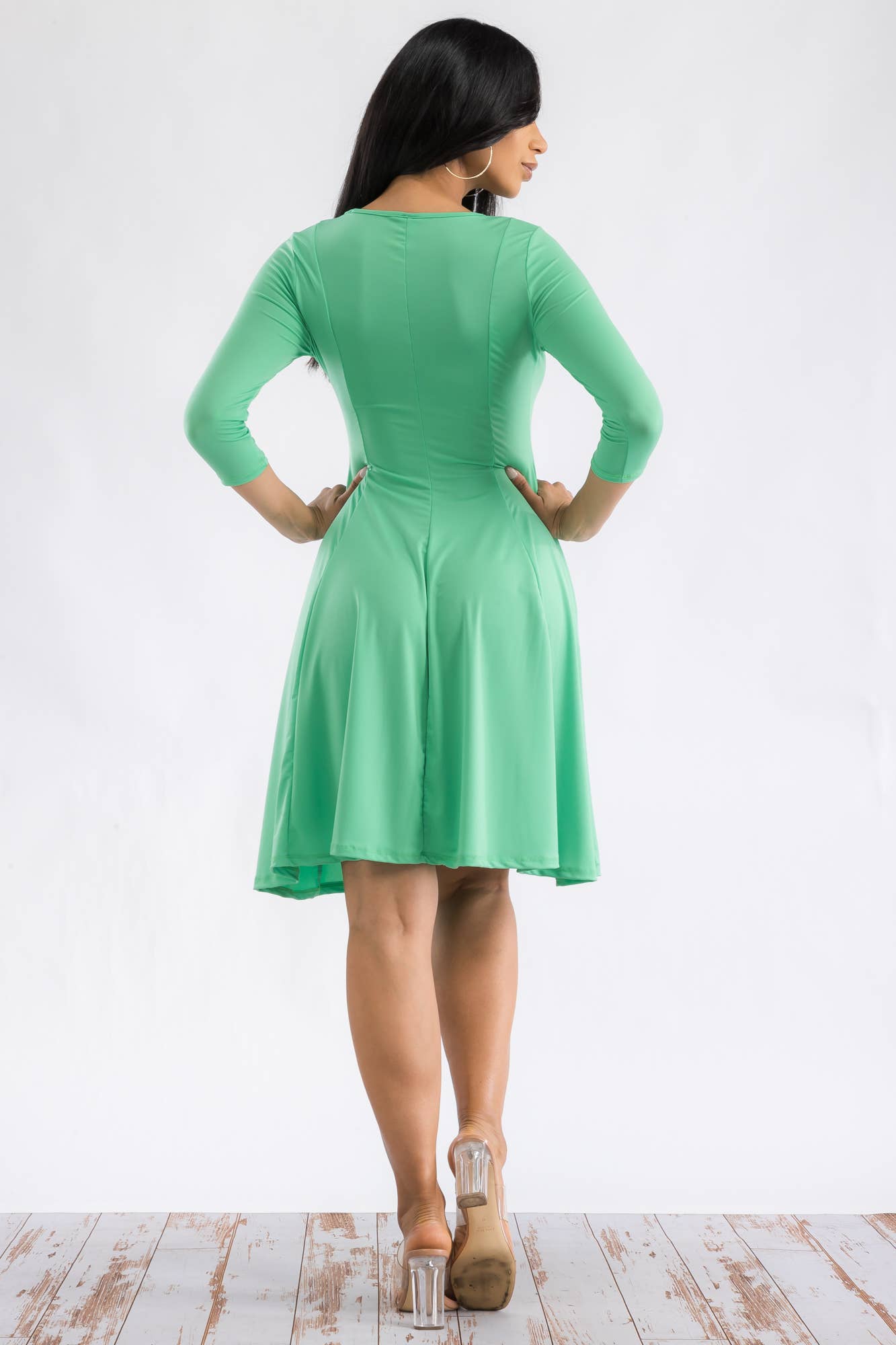 H&H Fashion Inc. – Großhandel Kleid – Damen – HH711X-SL - Langärmliges Tunikakleid35