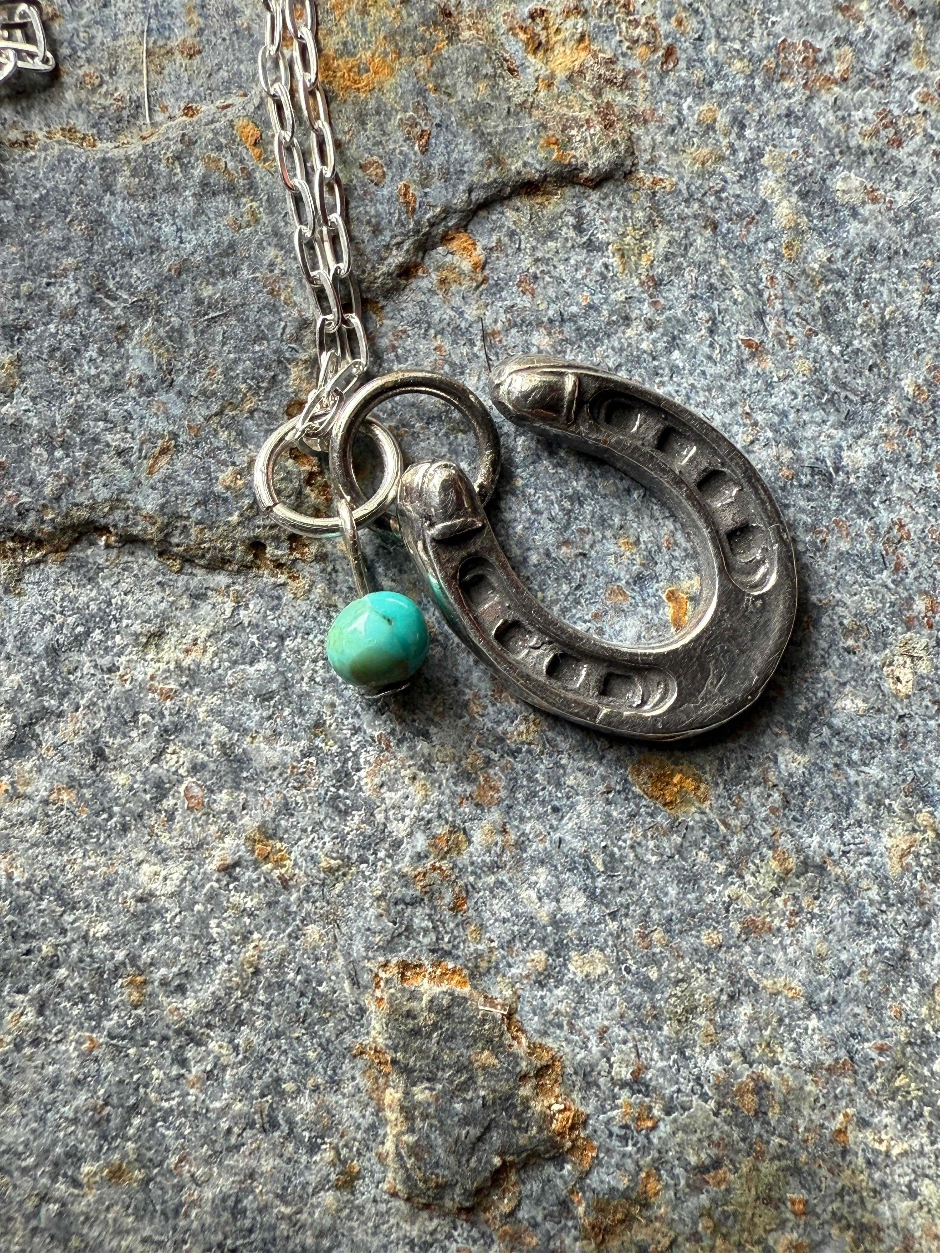 Wild Mountain Soul Designs - Wholesale Pendant/Charm Necklace - Silver Western Horseshoe Pendant0