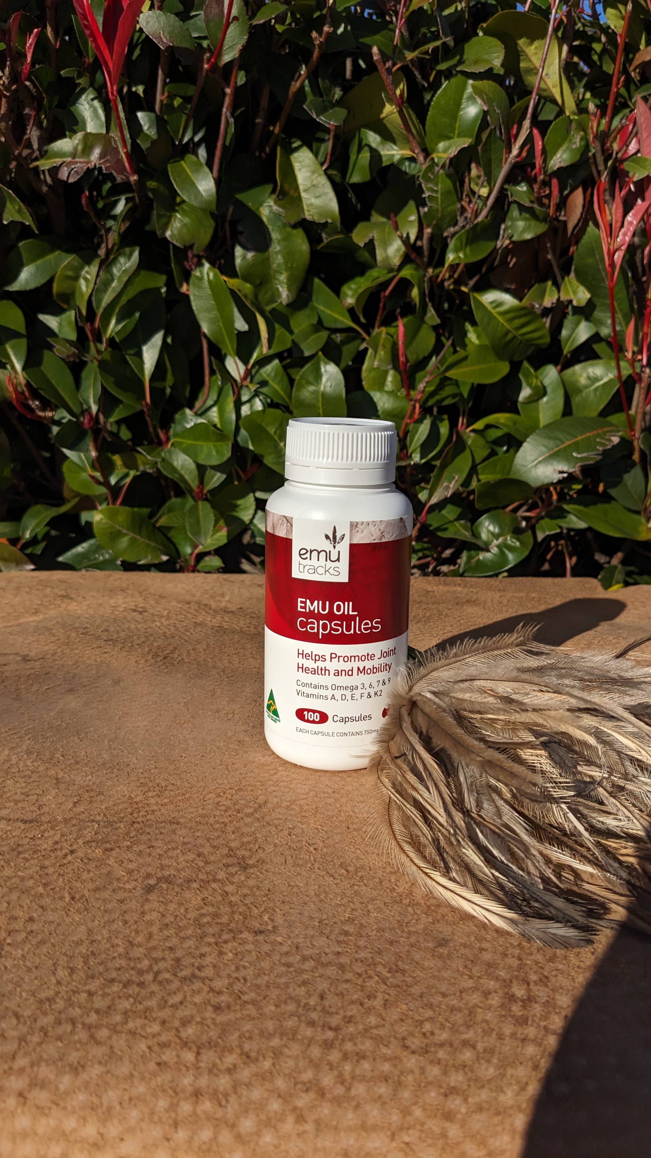 EMU TRACKS – Großhandel Nahrungsergänzungsmittel/Vitamin zum Einnehmen – Emu-Öl-Kapseln0