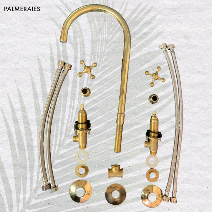 Palmeraies - Wholesale Kitchen Tool/Gadget - 3 Hole Bathroom Faucet - Brass Roman Tub Faucet6