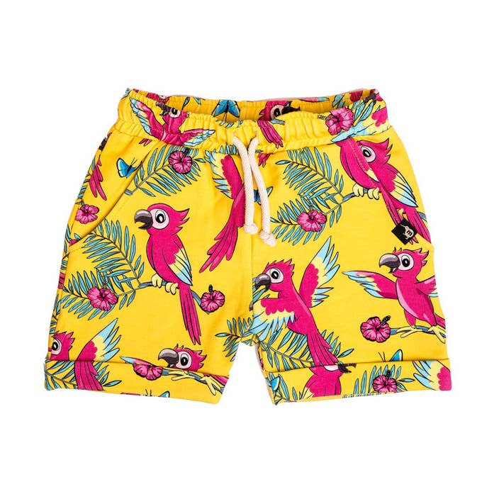 SHORTS YELLOW PARROT for wholesale by Mullido