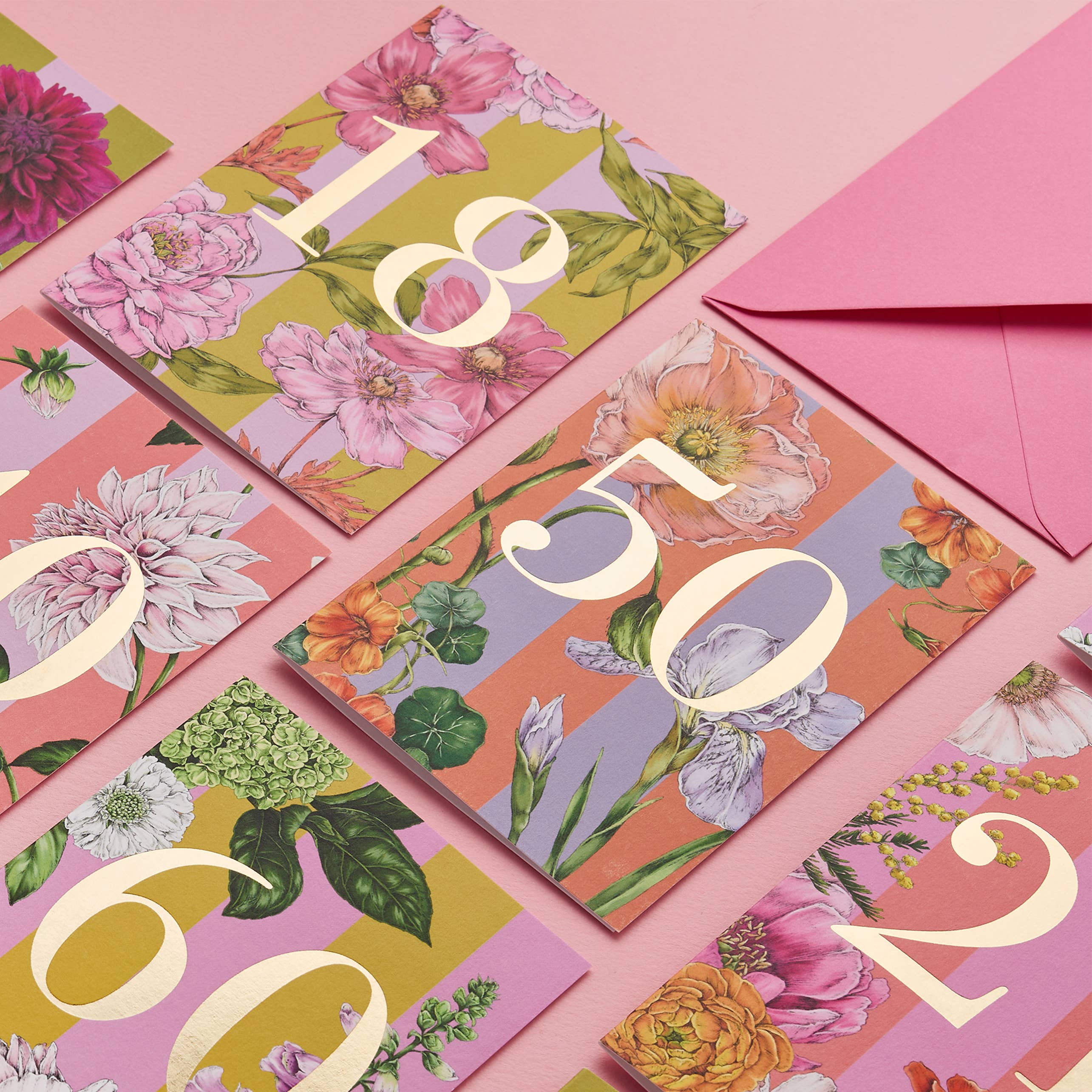 Catherine Lewis Design – wholesale Birthday card – Age Milestone Collection - 50 - Birthday Card5