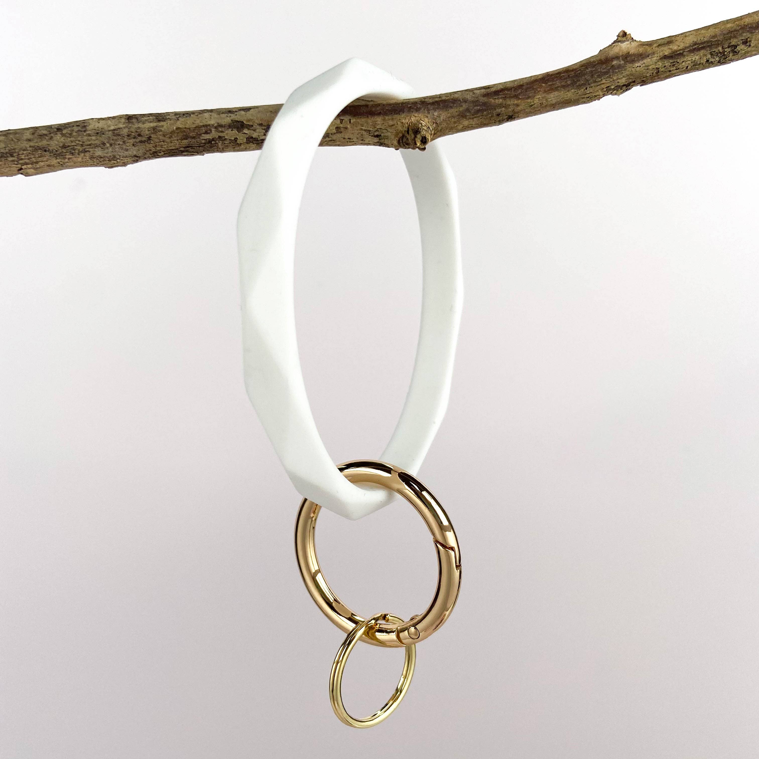 SoapElenGlen - Vente Bracelets porte-clés - Porte-clés en forme de diamant en silicone16