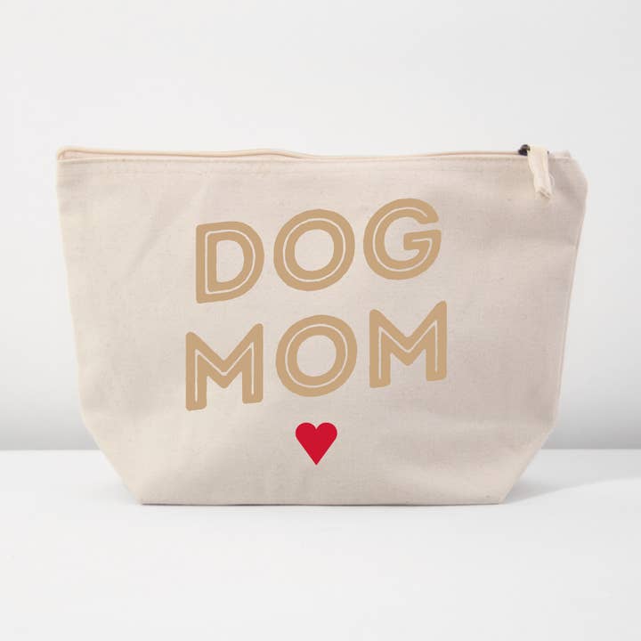 ALMA & GUSTL - Wholesale Makeup/Cosmetic Bag - DOG MOM Accessory Bag Nature0