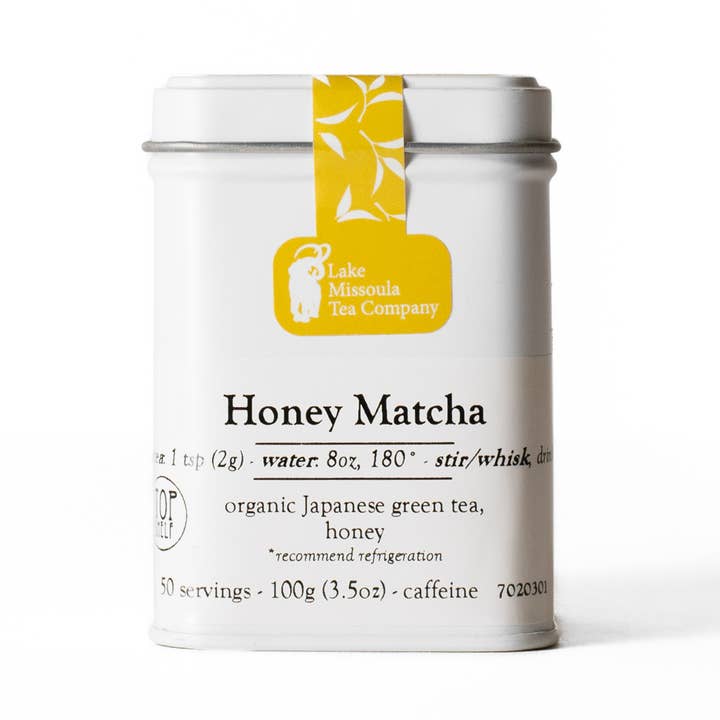 Honey Matcha for wholesale by Lake Missoula Tea Company