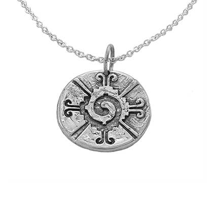 Jewelry Evolution - Wholesale Pendant/Charm Necklace - The Four Agreements Hunab-Ku Necklace4