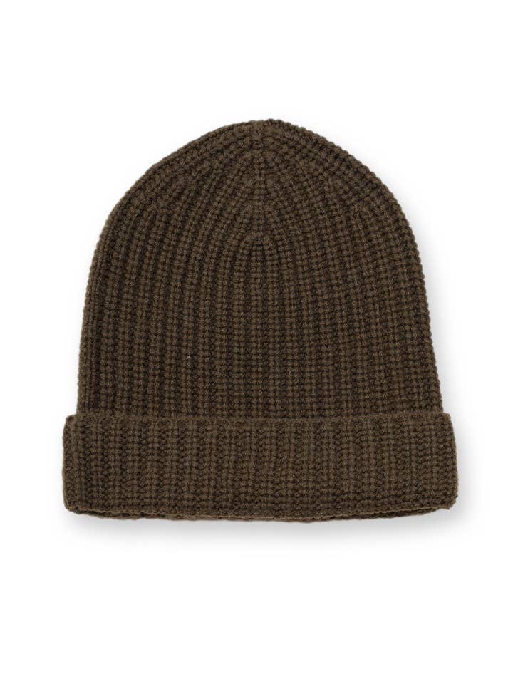 Cashmere Chunky Unisex Beanie | Tara Oriental for wholesale by OO-TO