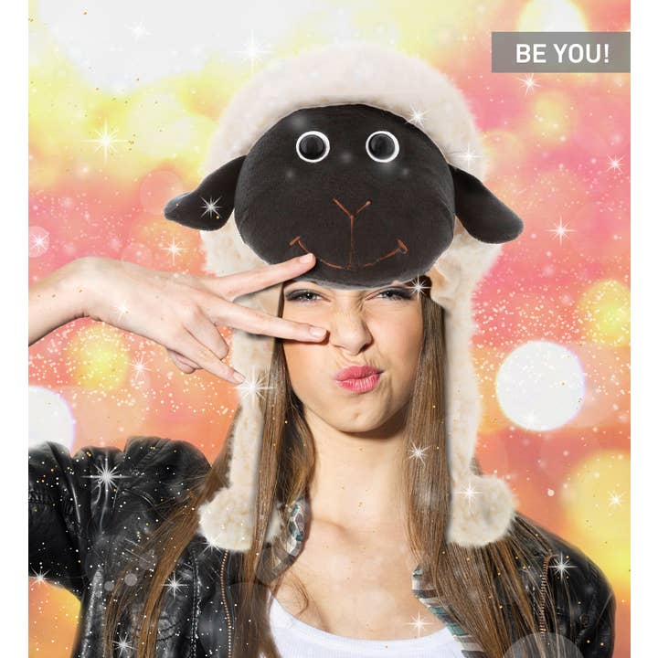 Cota Global - Wholesale Kids Hat - Kids - Super Soft Plush Hat - Black Nose Sheep3