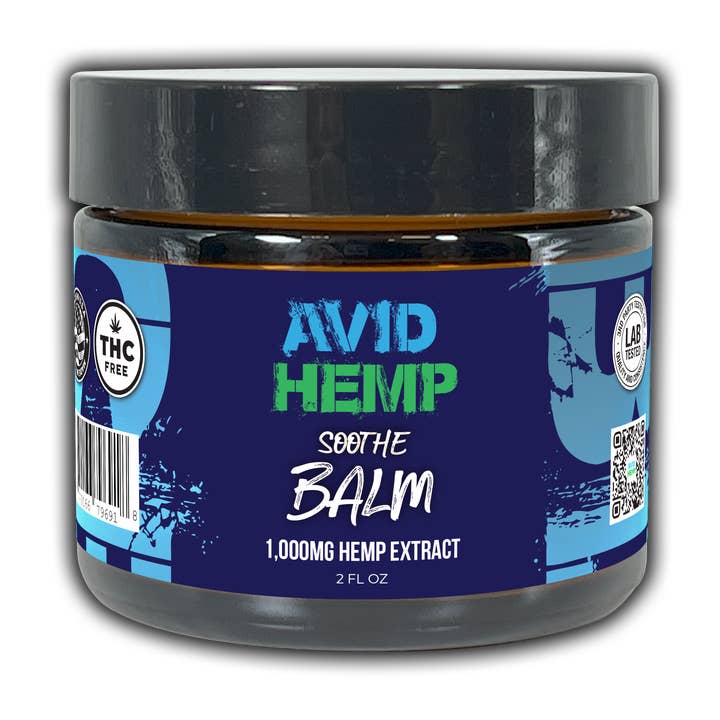 Avid Hemp Soothe Balm - 2oz for wholesale by Avid Hemp