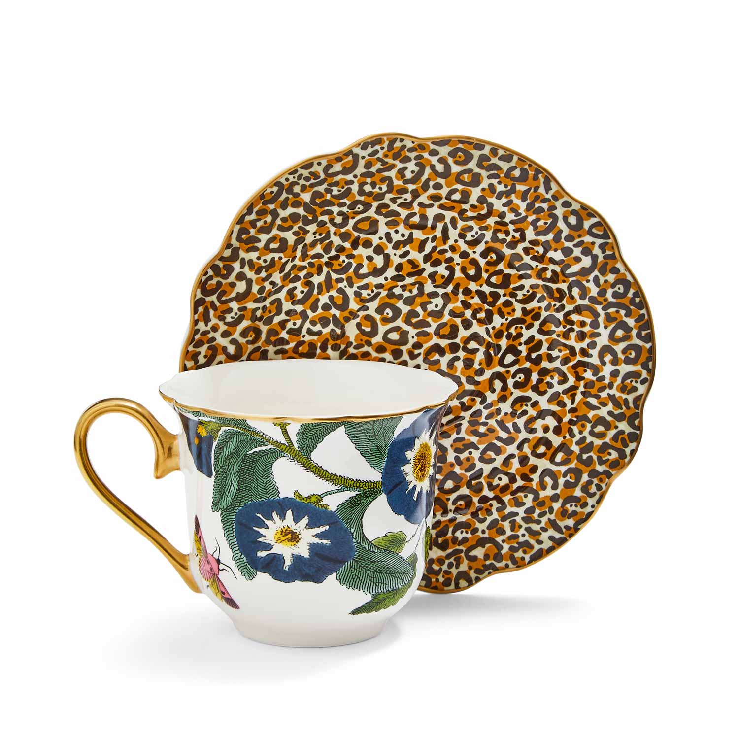 Portmeirion, Spode, Pimpernel, Nacthmann, Wrendale Designs - Wholesale Coffee/Tea Cup - Creatures of Curiosity Leopard Teacup and Saucer3