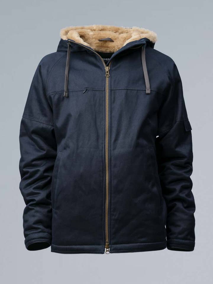 Hemp Jacket Men's BLUE S-XXXL for wholesale by EcoEGreenLife