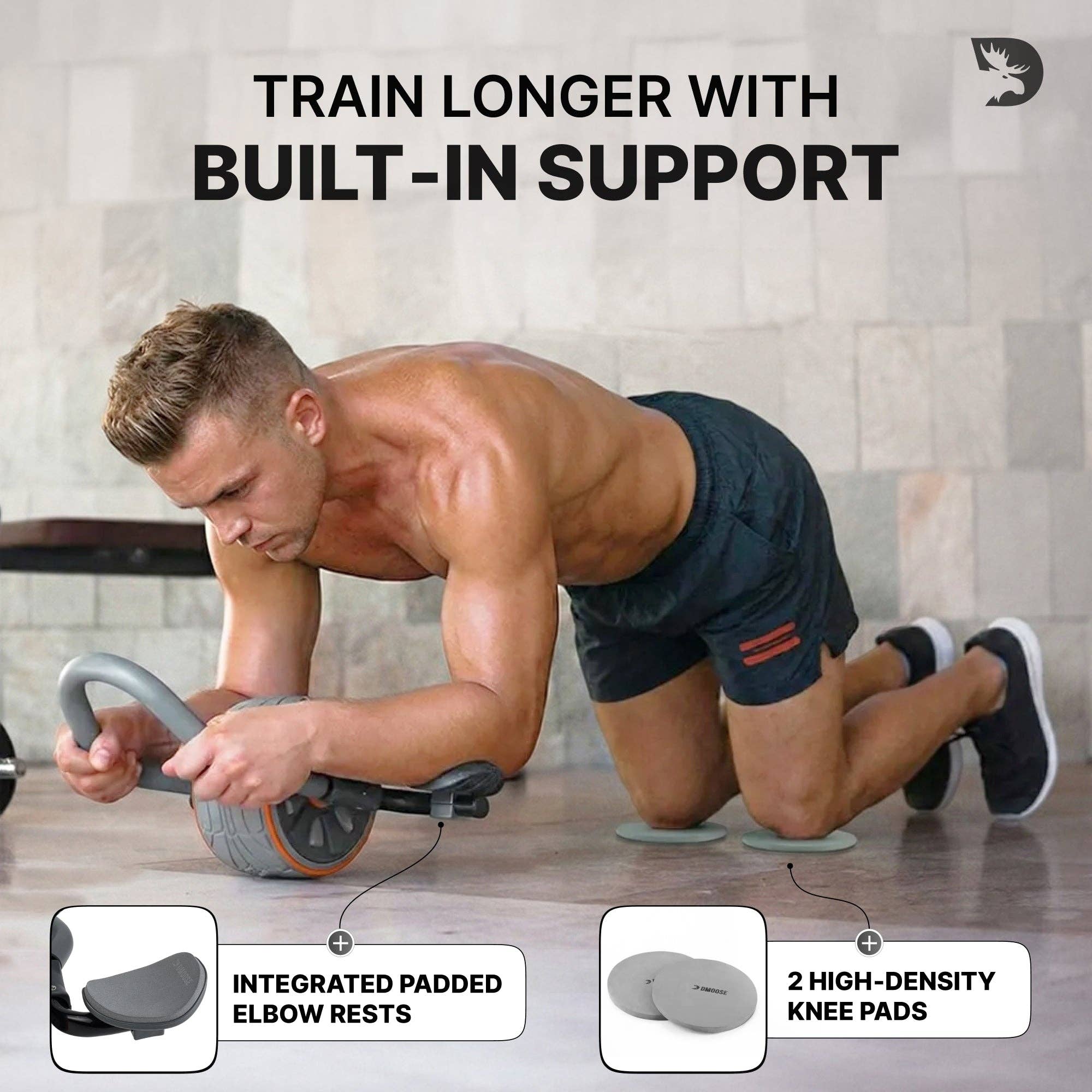 Gray DMoose Ab Roller for wholesale on Faire3