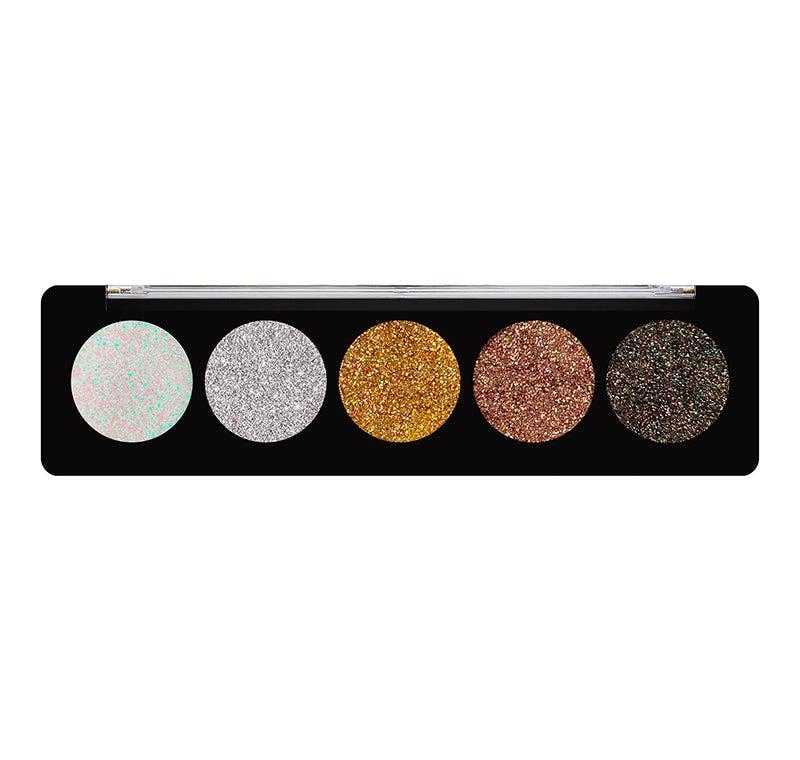 Profusion Cosmetics UK - Wholesale Eyeshadow Palette - GLITTER GEMS | 5 SHADE GLITTER PALETTES19