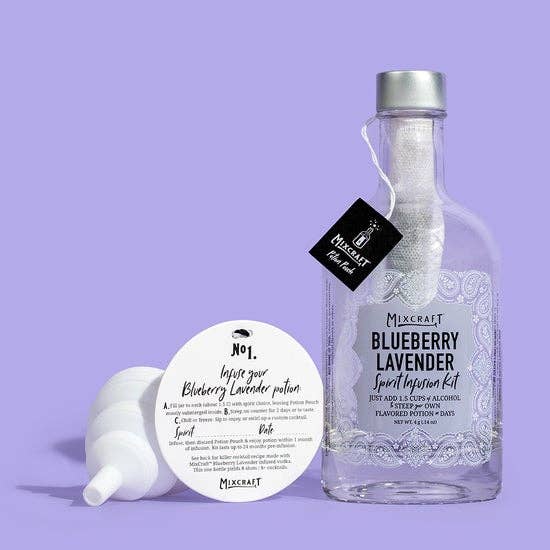 MixCraft - Venta al por mayor Kit para preparar bebidas - Kit de infusión de alcohol de lavanda y arándanos
