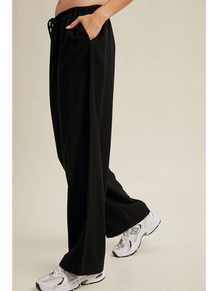 Wishlist Apparel - Wholesale Pants - Women's - LINEN STRAIGHT PANTS / WL25-115555