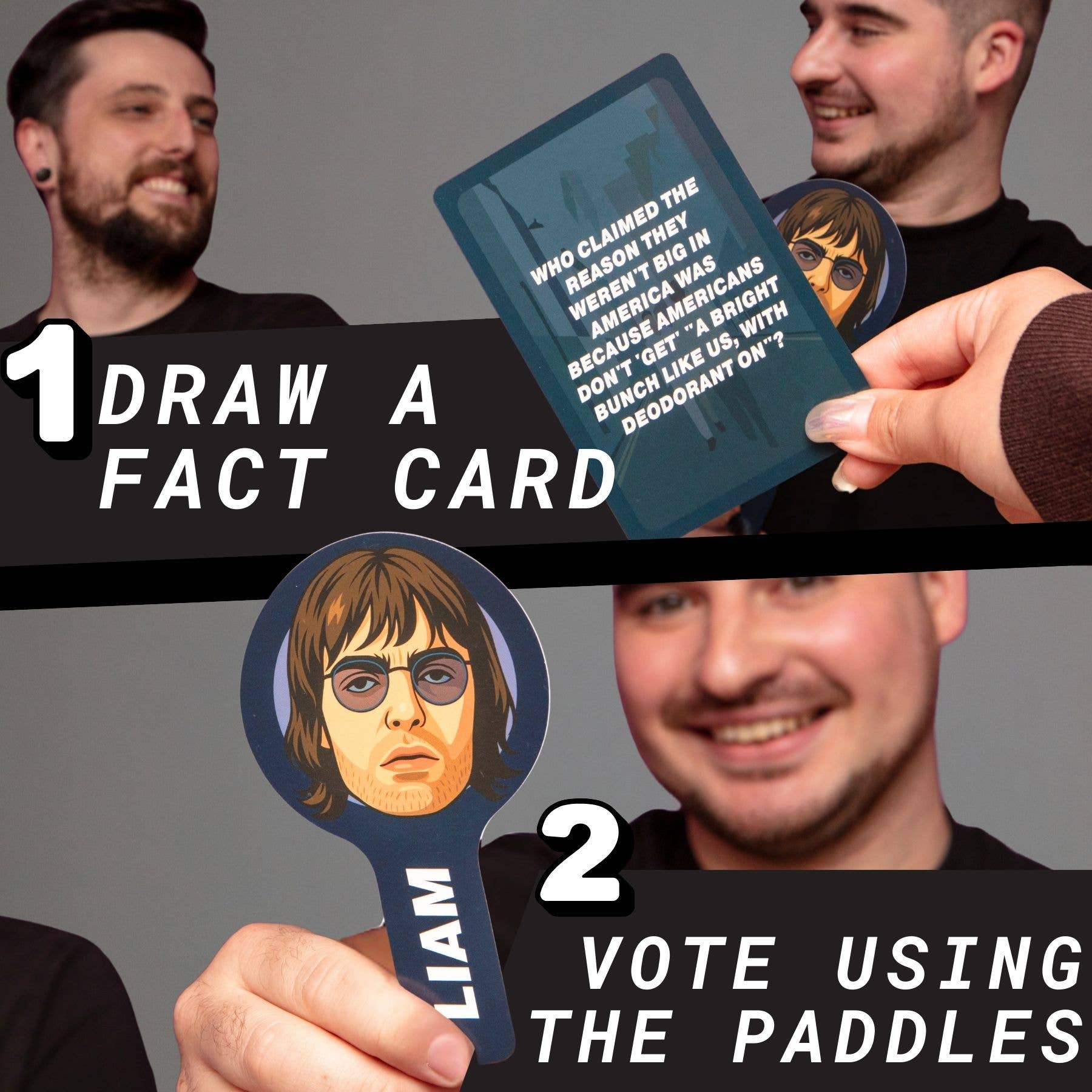 Boxer Gifts – wholesale Card game – Quiz Forever Oasis Card Game – Unofficial Oasis Merchandise2