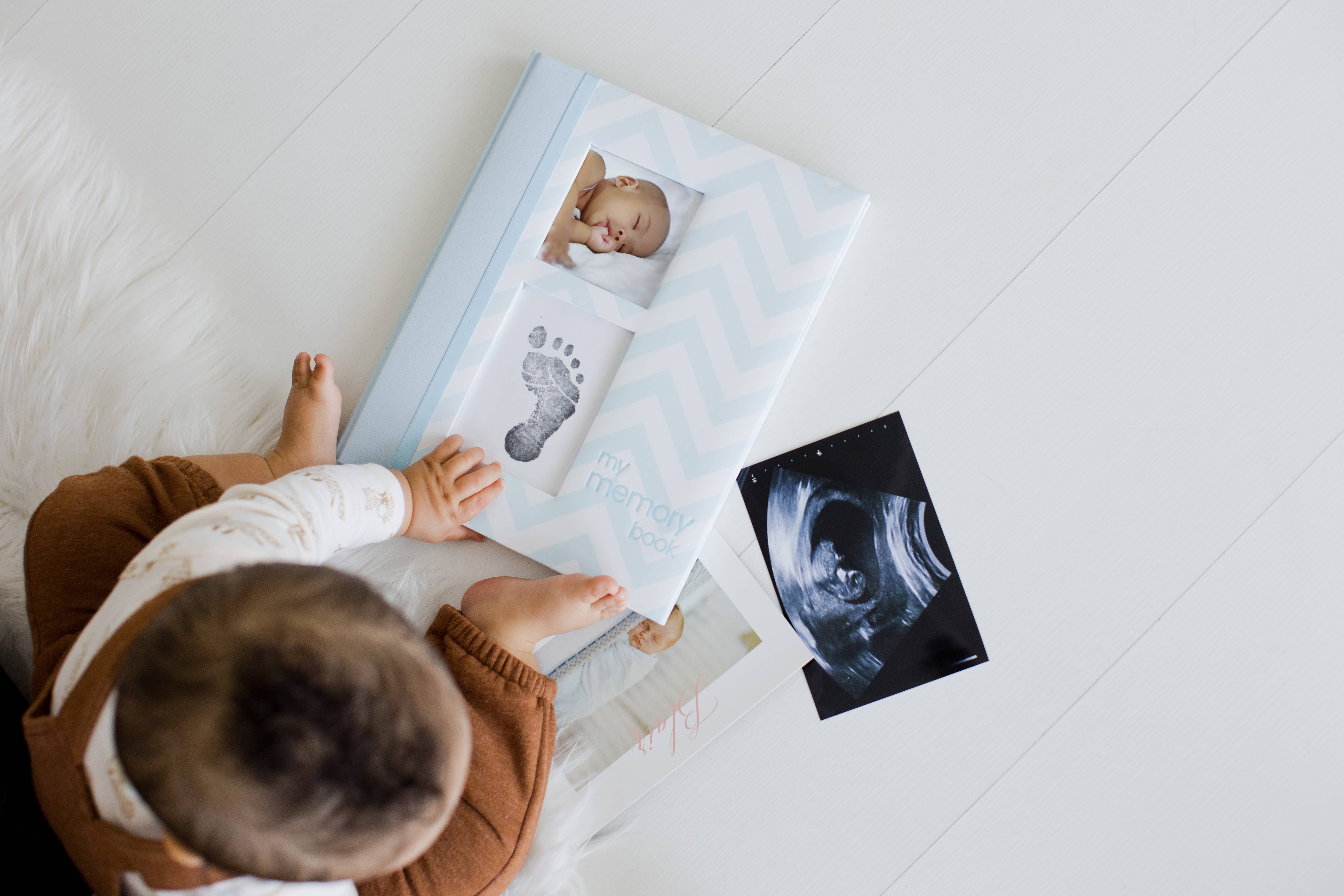 Pearhead - Wholesale Memory Book - Kids & Baby - Chevron Baby Book and Clean-Touch Ink Pad Kit19