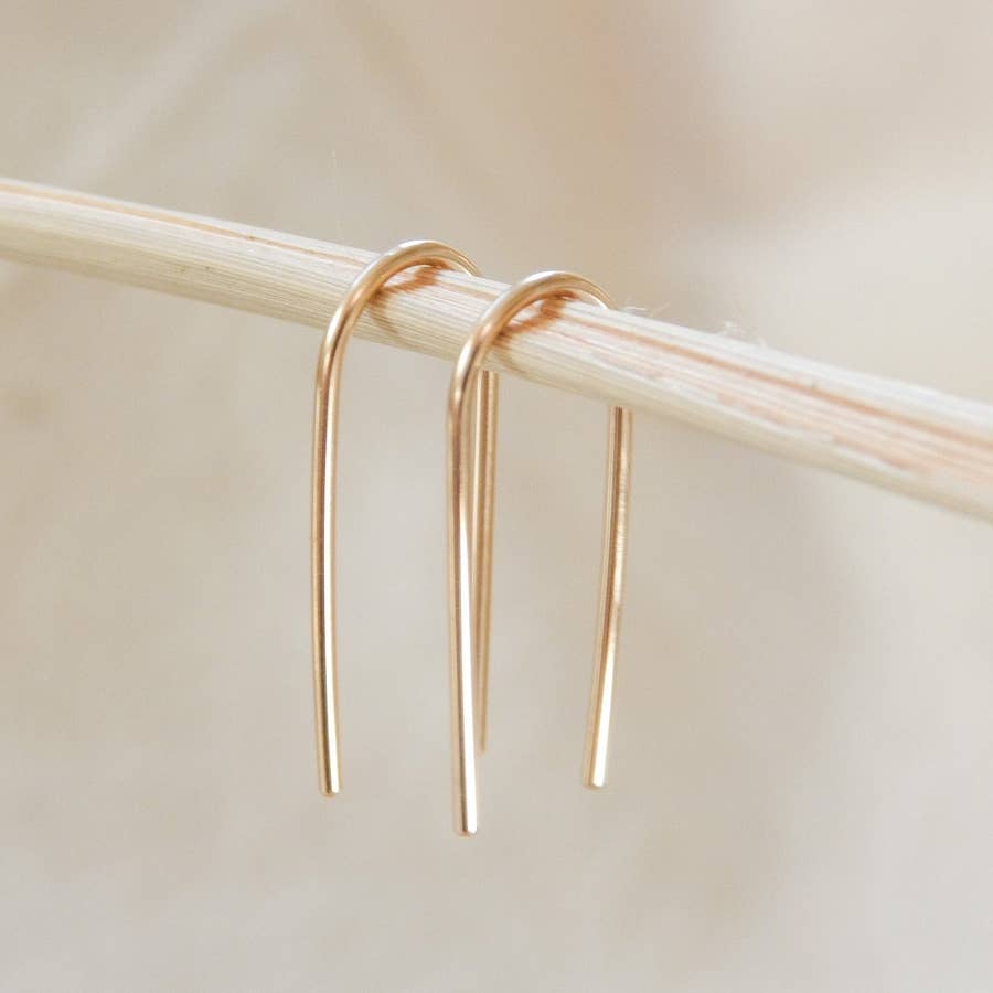 Exon Safety Pin Earrings || Choose Color