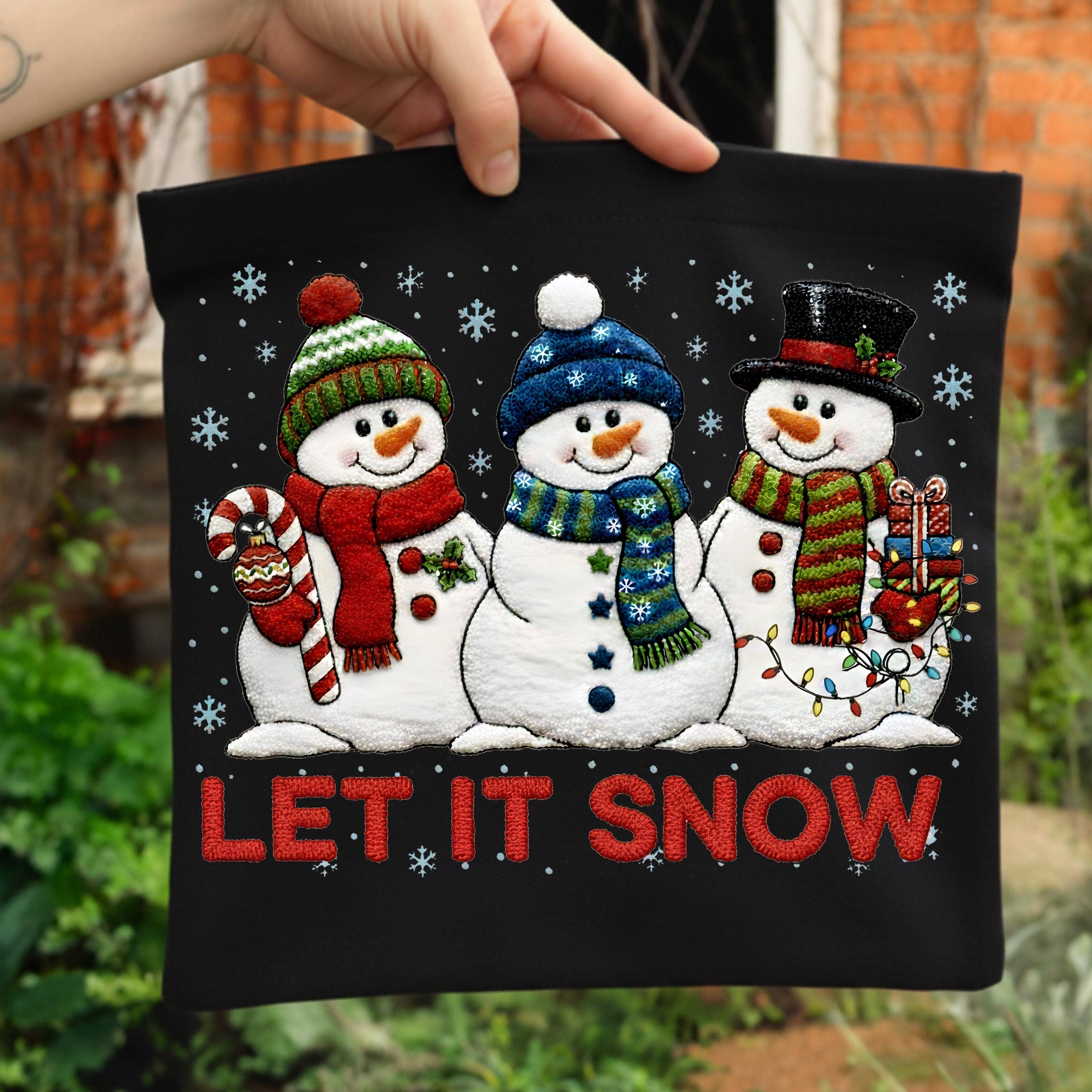 DLT Ecommerce - Vendita all'ingrosso Maglietta stampata - Donna - Maglietta di Babbo Natale Comfort Colors, Maglione di Natale