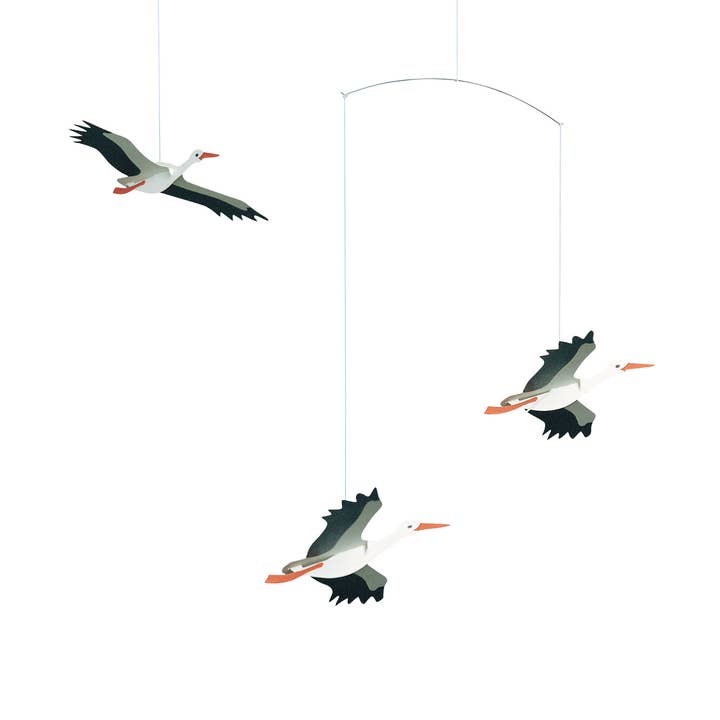 Lucky Storks for wholesale by Flensted Hanging Art